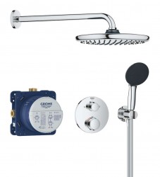 GROHE - Precision Sprchový set s termostatem pod omítku, průměr 25 cm, chrom (34883000)