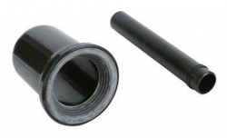 GROHE - Příslušenství Přívodná a odvodná souprava pro WC, černá (37104K00)