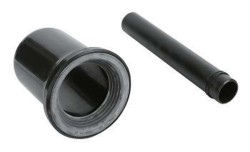 GROHE - Přívodná a odvodná souprava pro WC, černá (37104K00)