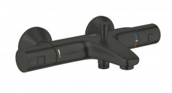 GROHE - QuickFix Precision Start Termostatická vanová baterie, matná černá (345982430)