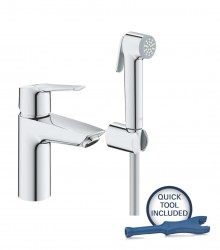 GROHE - QuickFix Start Umyvadlová baterie s bidetovou sprškou, chrom (23123003)
