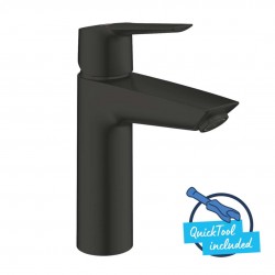 GROHE - QuickFix Start Umyvadlová baterie s výpustí Push-Open, matná černá (242042432)