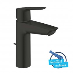 GROHE - QuickFix Start Umyvadlová baterie s výpustí, studený start, matná černá (235522432)