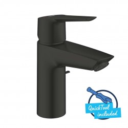 GROHE - QuickFix Start Umyvadlová baterie s výpustí, studený start, matná černá (311372432)