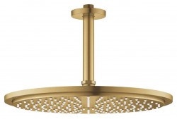 GROHE - Rainshower Cosmopolitan Hlavová sprcha 310, sprchové rameno 14 cm, 1 proud, kartáčovaný Cool Sunrise (26067GN0)