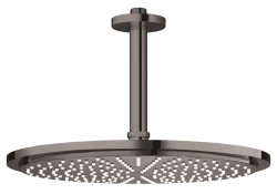 GROHE - Rainshower Cosmopolitan Hlavová sprcha 310, sprchové rameno 14 cm, 1 proud, tmavý grafit (26067A00)