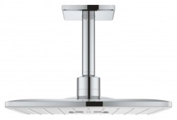 GROHE - Rainshower SmartActive Cube Hlavová sprcha 310, sprchové rameno 14 cm, 2 proudy, měsíční bílá (26481LS0)