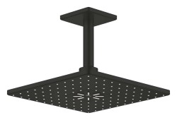 GROHE - Rainshower SmartActive Cube Hlavová sprcha, 31x31 cm, 2 proudy, phantom black (26481KF0)