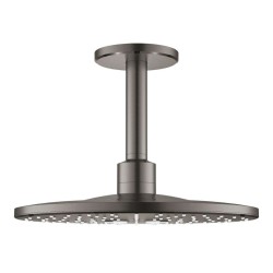 GROHE - Rainshower SmartActive Hlavová sprcha 310, sprchové rameno 14 cm, 2 proudy, kartáčovaný Hard Graphite (26477AL0)