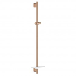 GROHE - Rainshower SmartActive Sprchová tyč s poličkou, 90 cm, kartáčovaný Warm Sunset (26603DL0)