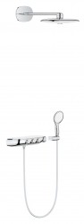 GROHE - Rainshower SmartControl Sprchový set Duo pod omítku s termostatem, 36 cm, měsíční bílá (26443LS0)