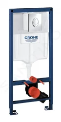 GROHE - Rapid SL Předstěnová instalace pro závěsné WC, tlačítko Skate Air, chrom (38763001)