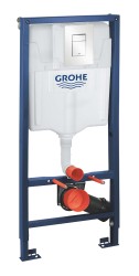 GROHE - Rapid SL Předstěnová instalace pro závěsné WC, tlačítko Skate Cosmopolitan, alpská bílá (38772SH0)