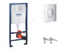 GROHE - Rapid SL Předstěnový instalační set pro závěsné WC, výška 1,13 m, ovládací tlačítko Skate Air, chrom (38721001)