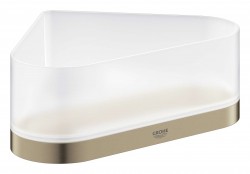 GROHE - Selection Miska do sprchy s držákem, rohová, kartáčovaný nikl (41038EN0)