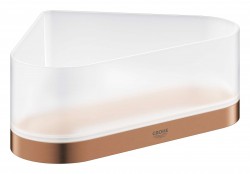 GROHE - Selection Miska do sprchy s držákem, rohová, kartáčovaný Warm Sunset (41038DL0)