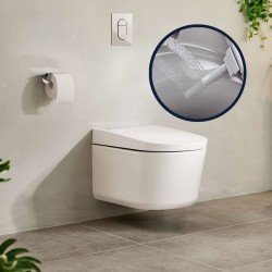 GROHE - Sensia Elektronický bidet s keramikou, Rimless, Triple Vortex, HyperClean, alpská bílá (36507SH0)