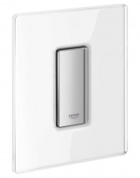 GROHE - Skate Cosmo Ovládací tlačítko, chrom/sklo, měsíční bílá (38846LS0)
