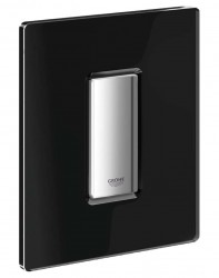 GROHE - Skate Cosmo Ovládací tlačítko, chrom/sklo velvet black, černá (38846KS0)