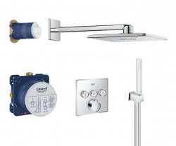 GROHE - SmartControl Perfect Sprchový set s baterií pod omítku, 31 cm, 2 proudy, chrom (34712000)