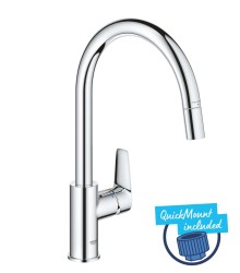 GROHE - Start Edge Dřezová baterie s výsuvnou koncovkou, chrom (30550000)