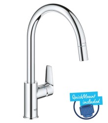 GROHE - Start Edge Dřezová baterie s výsuvnou koncovkou, chrom (30551000)