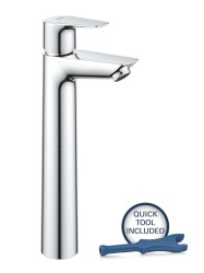GROHE - Start Edge Umyvadlová baterie s výpustí Push-Open, chrom (23777001)
