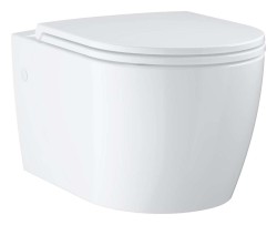 GROHE - Start Round Závěsné WC se sedátkem SoftClose, Rimless, alpská bílá (103848SH00)