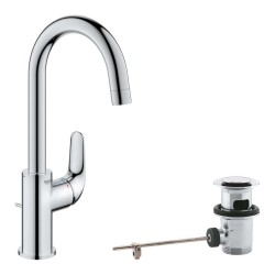 GROHE - Swift Umyvadlová baterie, s výpustí, studený start, chrom (24330001)