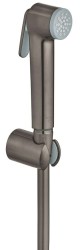 GROHE - Tempesta-F Bidetová sprška s držákem a hadicí 1,25 m, kartáčovaný Hard Graphite (27513AL1)
