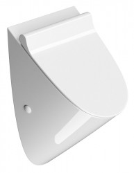 GSI - COUNITY urinál se zakrytým přívodem vody s otvory pro víko, Rimless, 31x54,5cm, bílá ExtraGlaze (769611)