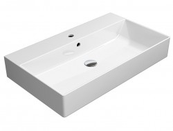 GSI - KUBE X keramické umyvadlo 80x47cm, bílá ExtraGlaze (9422111)