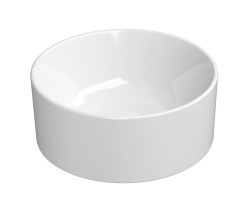 GSI - KUBE X keramické umyvadlo na desku, průměr 32cm, bílá ExtraGlaze (943511)