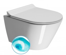 GSI - KUBE X závěsná WC mísa, Swirlflush, 36x50cm, bílá ExtraGlaze (941611)
