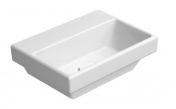 GSI - NORM keramické umývátko, 35x26cm, bez otvoru, bílá ExtraGlaze (8650011)