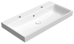 GSI - NUBES keramické dvojumyvadlo 100x50cm, bílá ExtraGlaze (9623211)