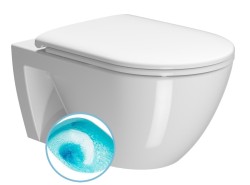 GSI - PURA ECONOMY závěsná WC mísa, Swirlflush, 36x55cm, bílá ExtraGlaze (880711)