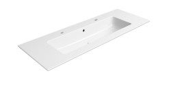 GSI - PURA keramické dvojumyvadlo Slim 122x46cm, bílá ExtraGlaze (8887211)