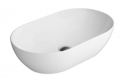 GSI - PURA keramické umyvadlo na desku 60x37cm, bílá ExtraGlaze (883411)