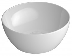 GSI - PURA keramické umývátko na desku, průměr 32cm, bílá ExtraGlaze (885411)