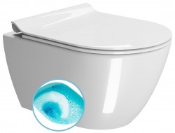 GSI - PURA závěsná WC mísa, Swirlflush, 36x50cm, bílá ExtraGlaze (881611)