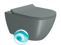 GSI - PURA závěsná WC mísa, Swirlflush, 36x55cm, agave dual-mat (881504)