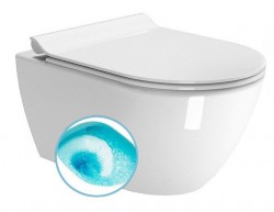 GSI - PURA závěsná WC mísa, Swirlflush, 36x55cm, bílá ExtraGlaze (881511)