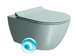 GSI - PURA závěsná WC mísa, Swirlflush, 36x55cm, ghiaccio dual-mat (881515)