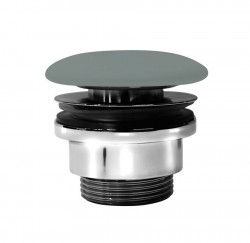 GSI umyvadlová výpust 5/4“, neuzavíratelná, keramická zátka, 5-65, agave mat (PVC04)