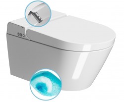 GSI - WCLEAN závěsné WC Swirlflush s integrovaným elektronickým bidetem, bílá Extraglaze (7418K11)