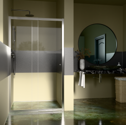 H K - Flexi B2 100 posuvné sprchové dveře  rozměr 90-100  (FLEXIB2100)