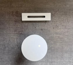 H K - Krytka přepadu a click-clak bílý k volně stojícím vanám (CCW)