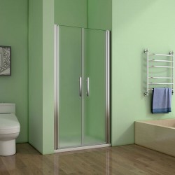 H K - Sprchové dveře SAFE D2 80 FROST dvoukřídlé 76-80 x 195 (SE-SAFED280FROST)