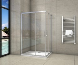 H K - Sprchový kout čtvercový, SIMPLE 110x110 L/P varianta, rohový vstup (SE-SIMPLE110110)